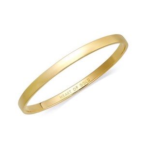 KATE SPADE •Heart of Gold bangle• Gold